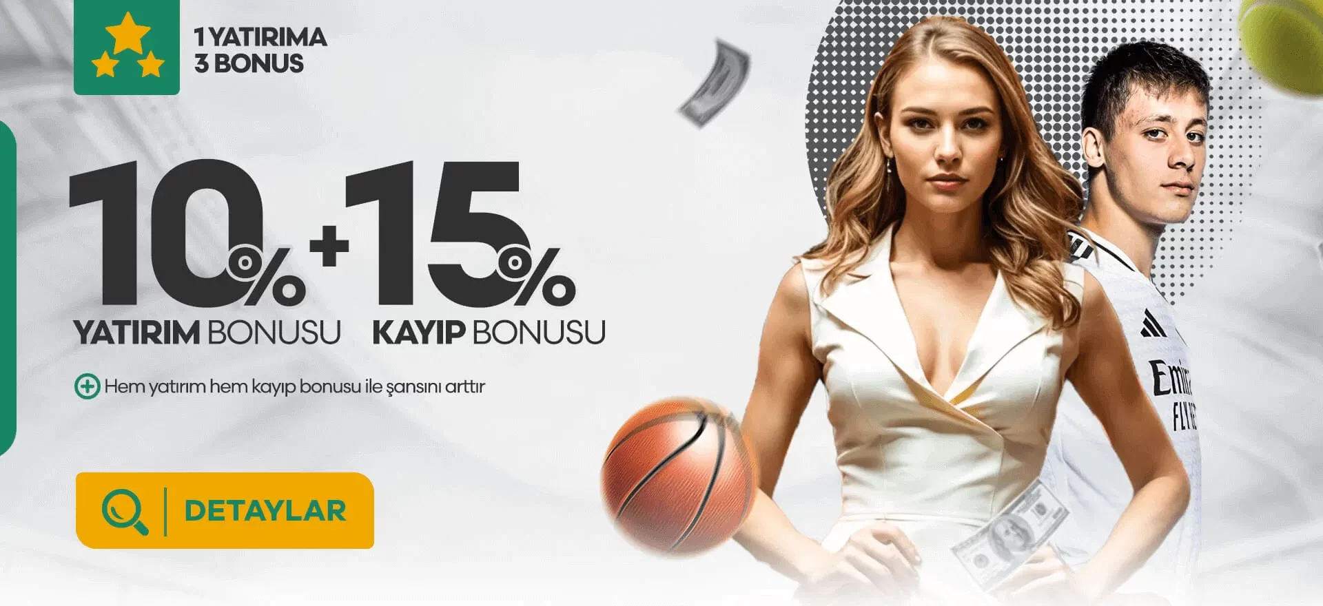 %10 Yatırım + %15 Kayıp Bonusu