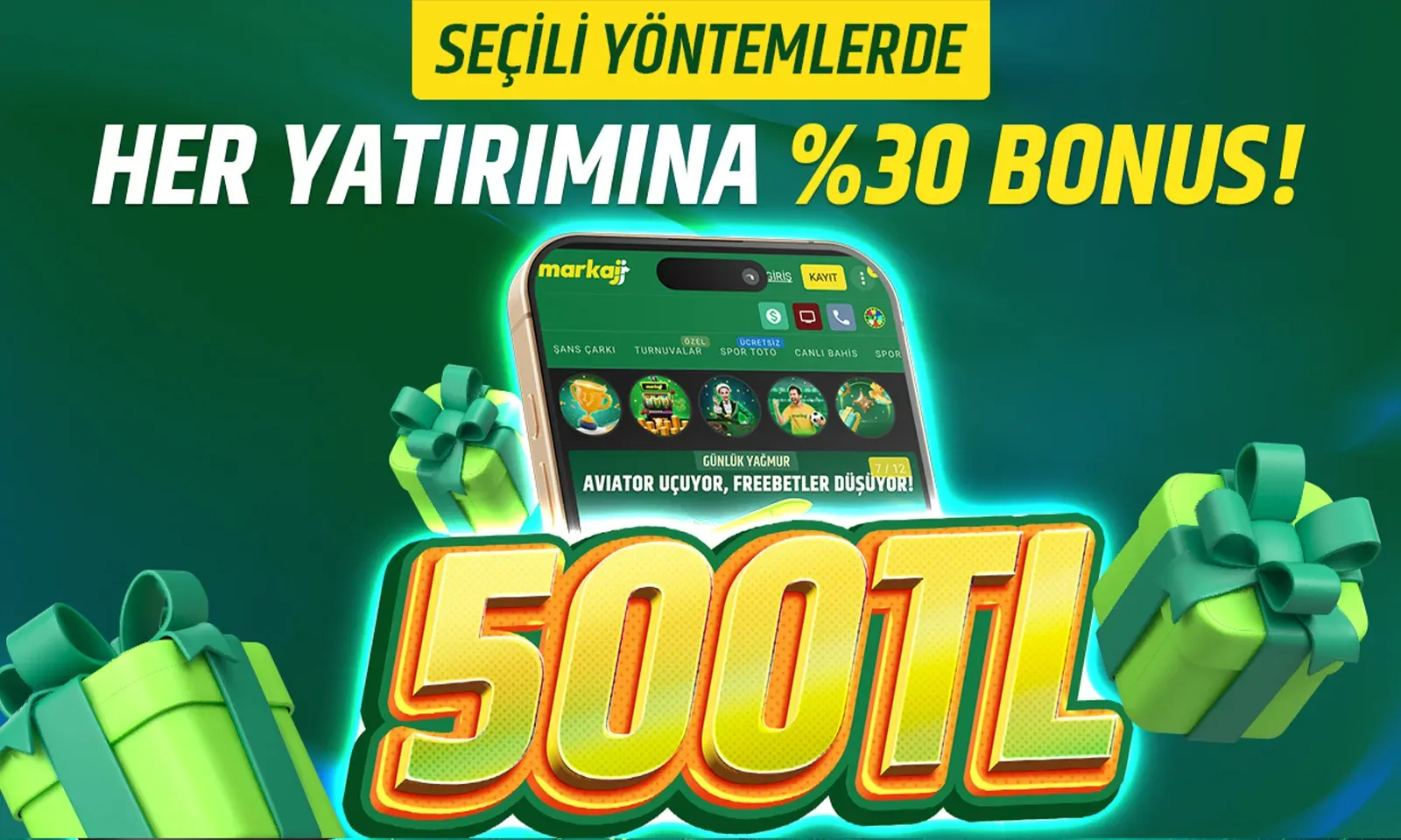 Günlük %30 Yatırım Bonusu