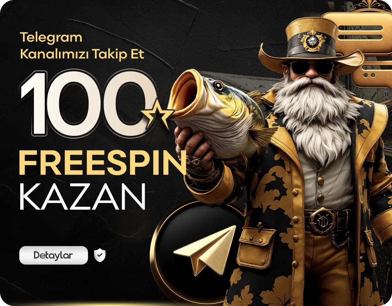 Telegram Takibe Özel 100 Freespin